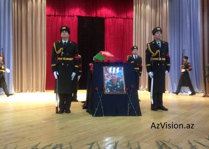 Farewell ceremony being held for deceased Azerbaijani soldier - PHOTOS